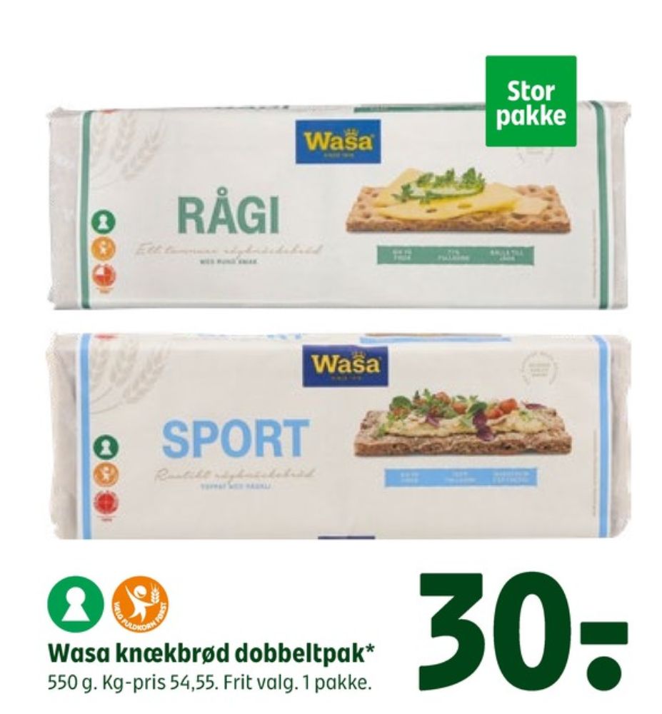 Wasa, Rågi knækbrød
