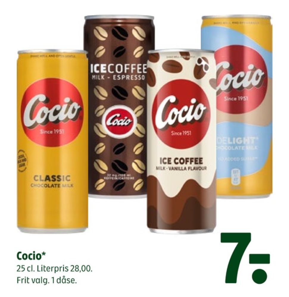 Cocio, Kakaomælk