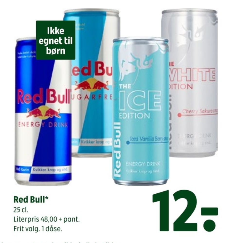 Red Bull Sugarfree, Energidrik