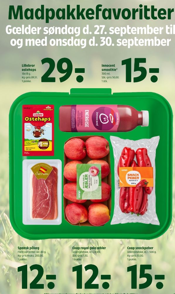 Coop, Æbler