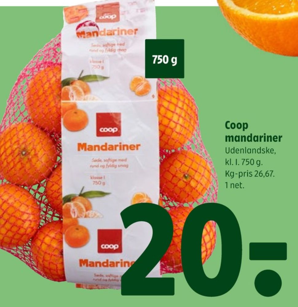 Coop, Mandariner