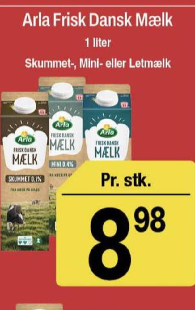 Arla, Skummetmælk 0,1%