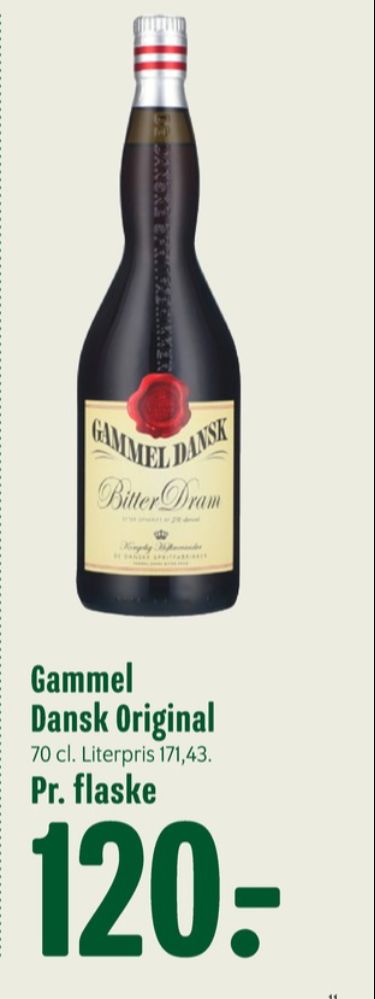 Gammel Dansk, Bitter