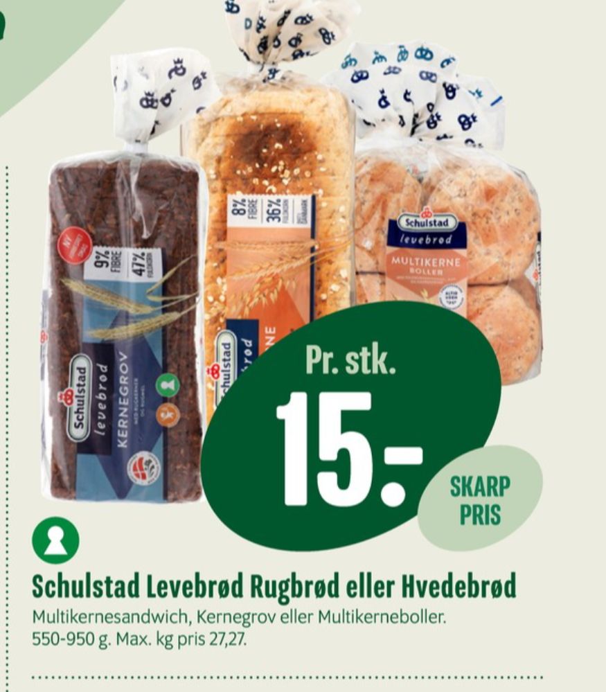 Schulstad Levebrød, Kernegrov Rugbrød