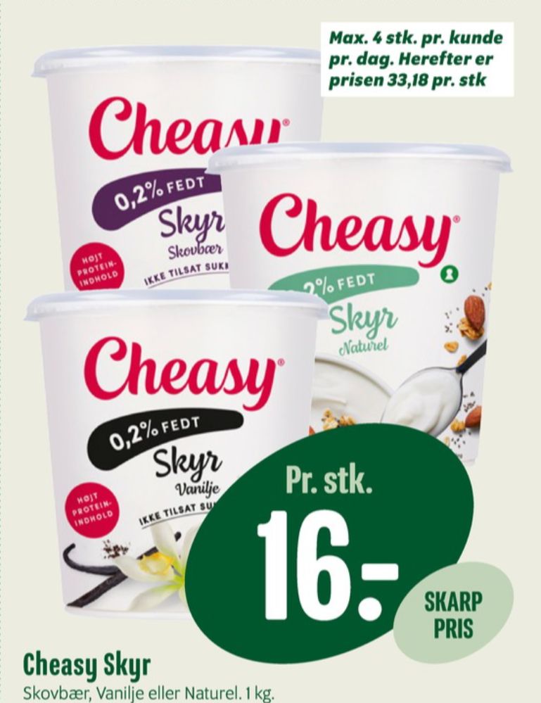 Cheasy, Vanilje Skyr 