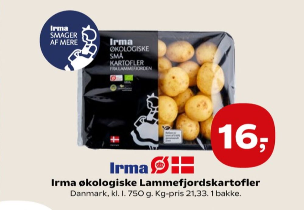 Irmas, Kartofler
