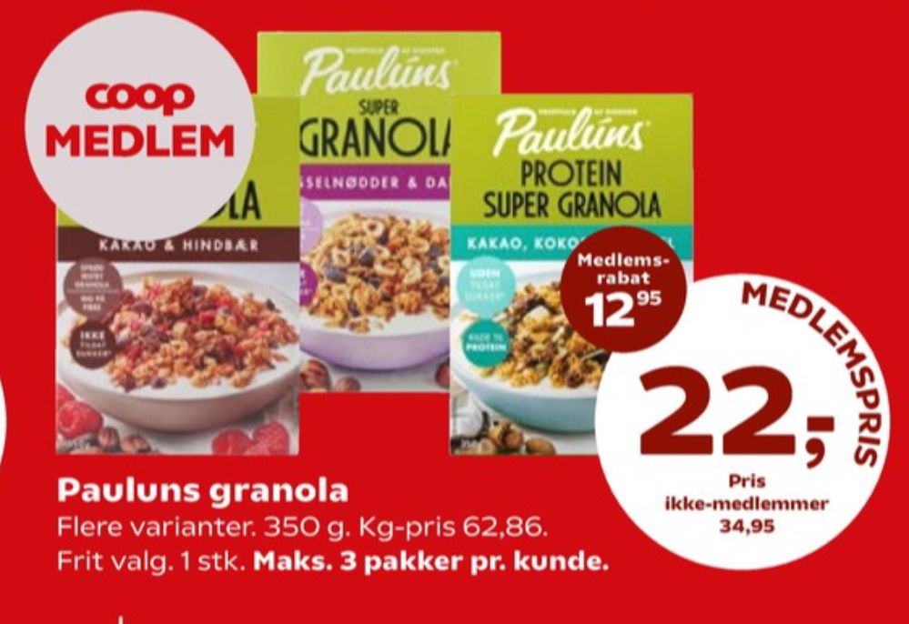 Pauluns, Granola Kakao, Kokos & Mandler