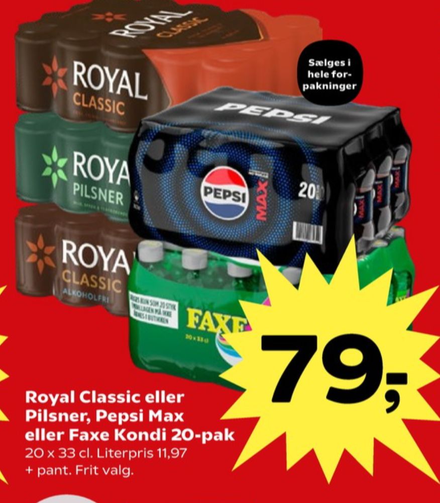 Pepsi Max, Cola 20 pk