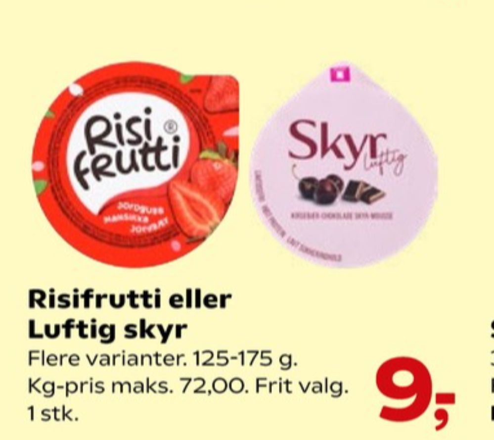 Dybbækdal, Skyr luftig Kirsebær Chokolade Mousse