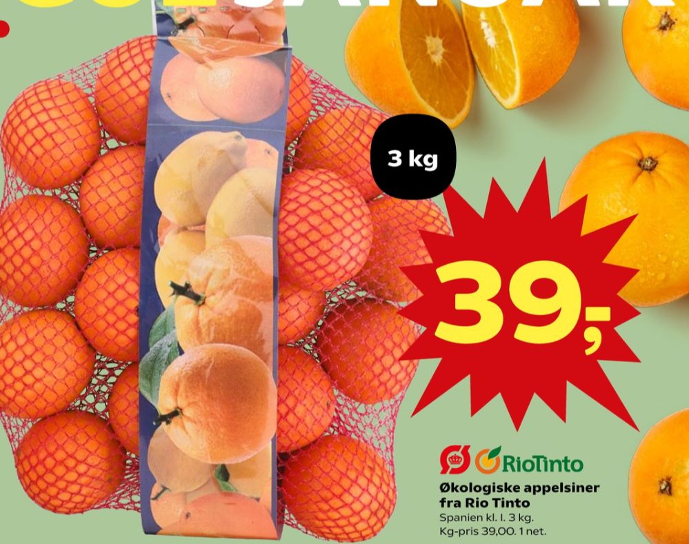 Riotinto Fruit, Appelsiner