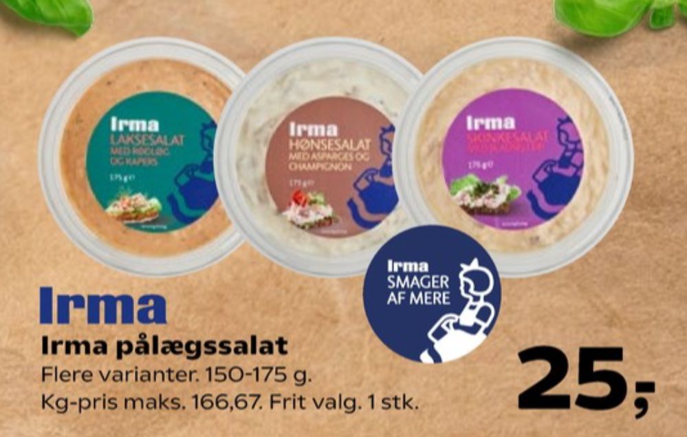 Irmas, Skinkesalat med Bladselleri