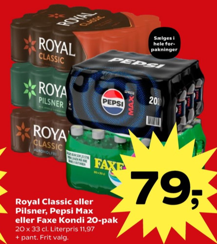 Faxe Kondi, Sportssodavand 20 pk.