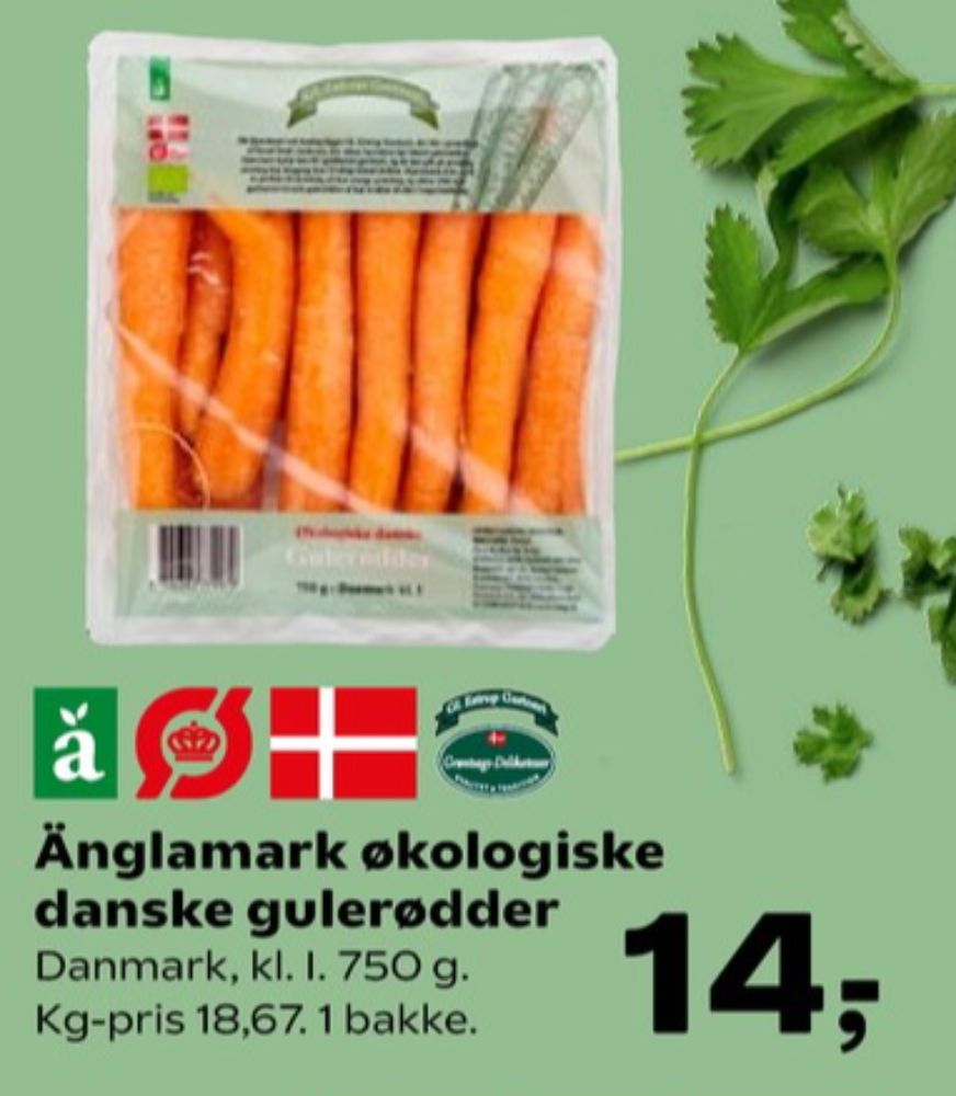 Änglamark, Gulerødder