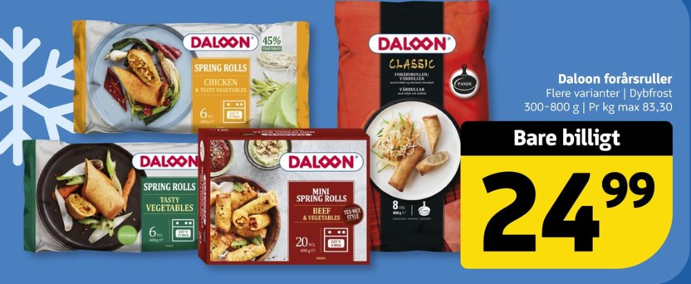 Daloon, Forårsruller