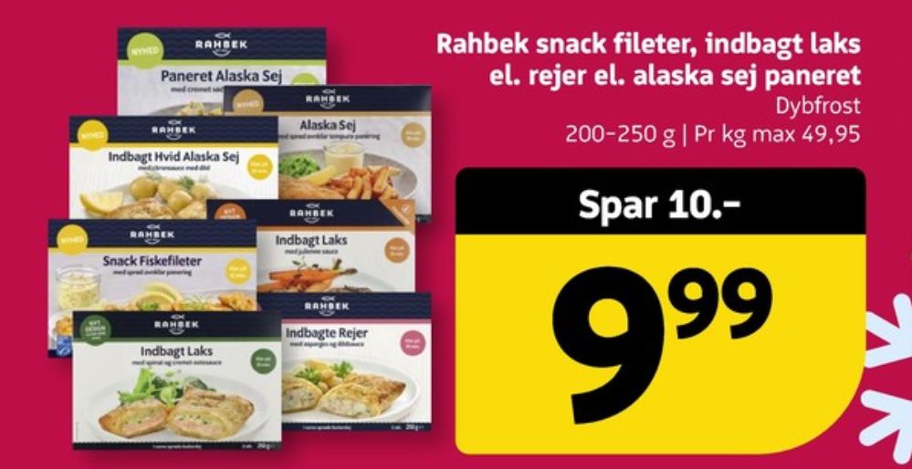 Rahbek, Indbagte Rejer med Asparges og Dildsauce
