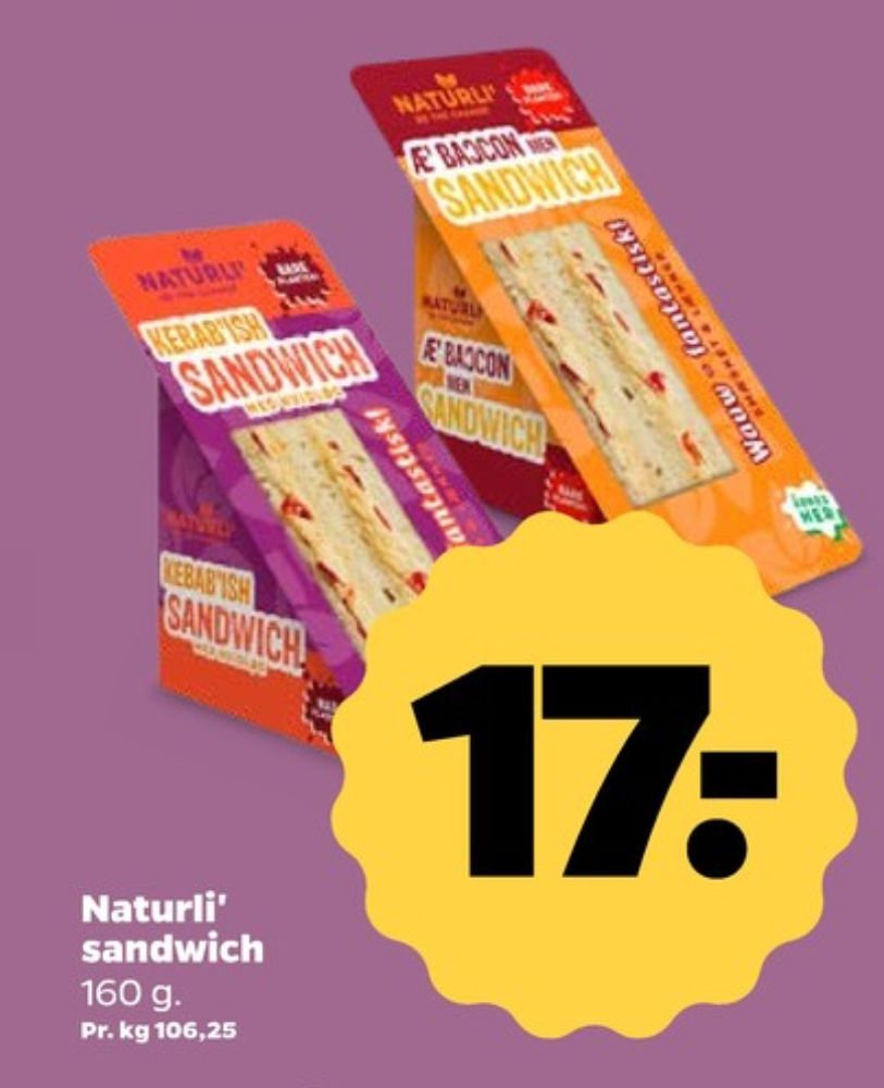 Naturli', Kebab´ish Sandwich