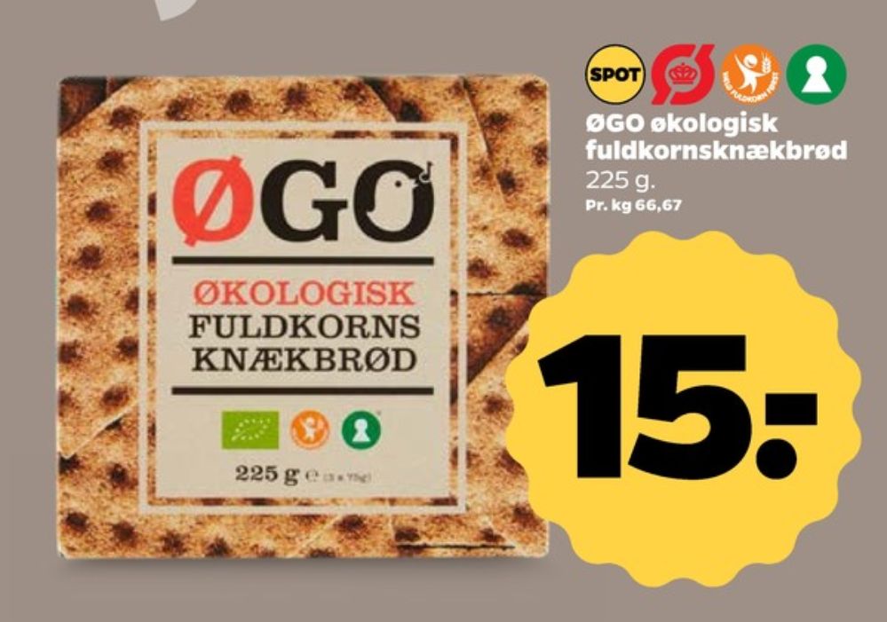 ØGO, Fuldkorn knækbrød