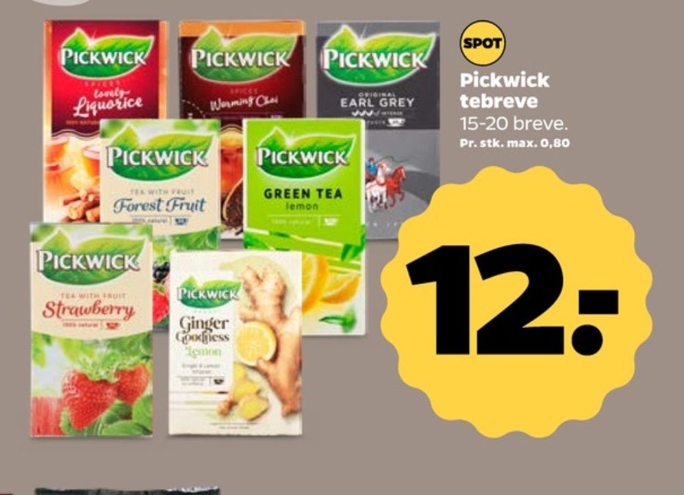 Pickwick, Liquorice Tebreve