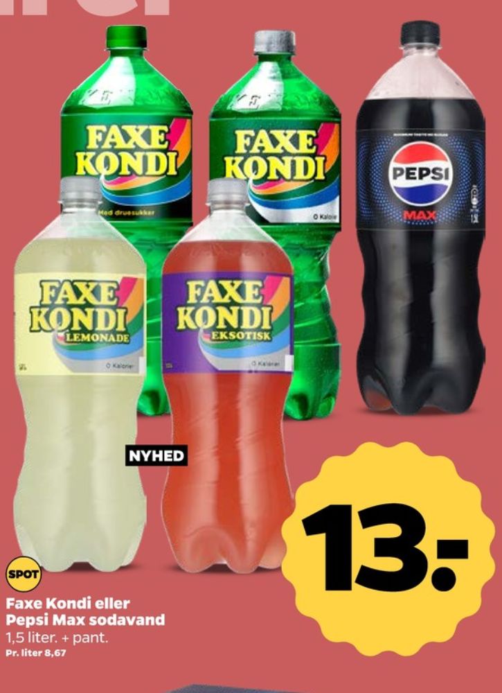 Faxe Kondi 0 Kalorier, Sportssodavand