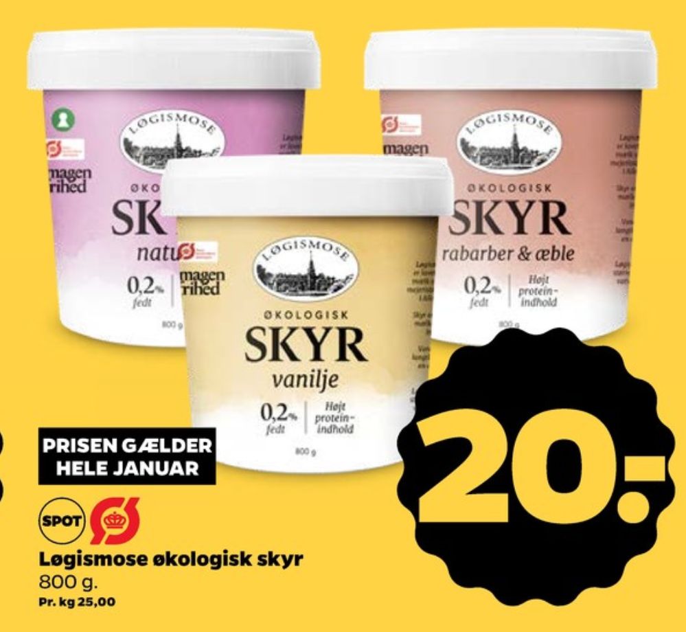 Løgismose, Naturel Skyr 