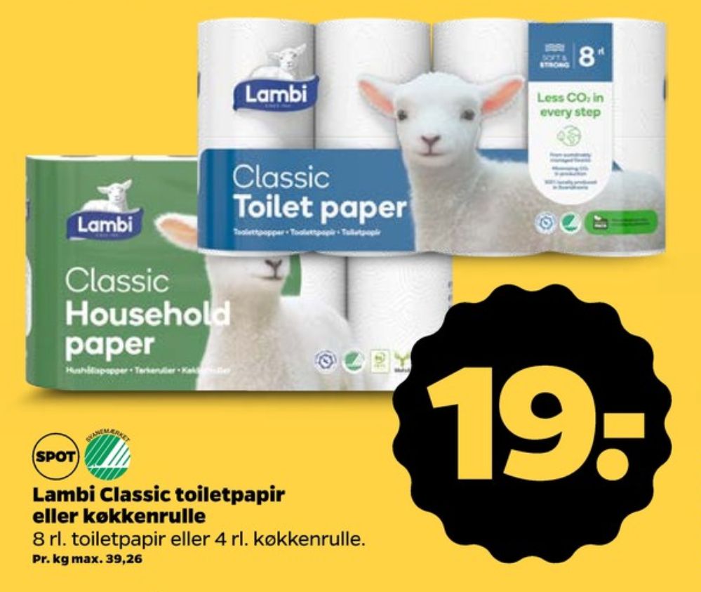 Lambi Classic, Toiletpapir