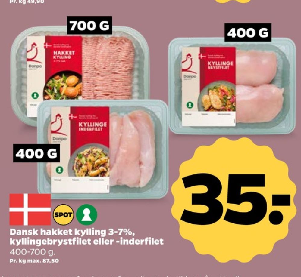 Danpo, Kyllingebrystfilet