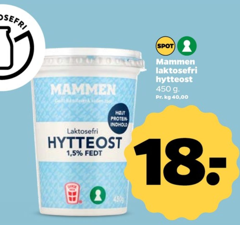 Mammen, Hytteost 1,5%