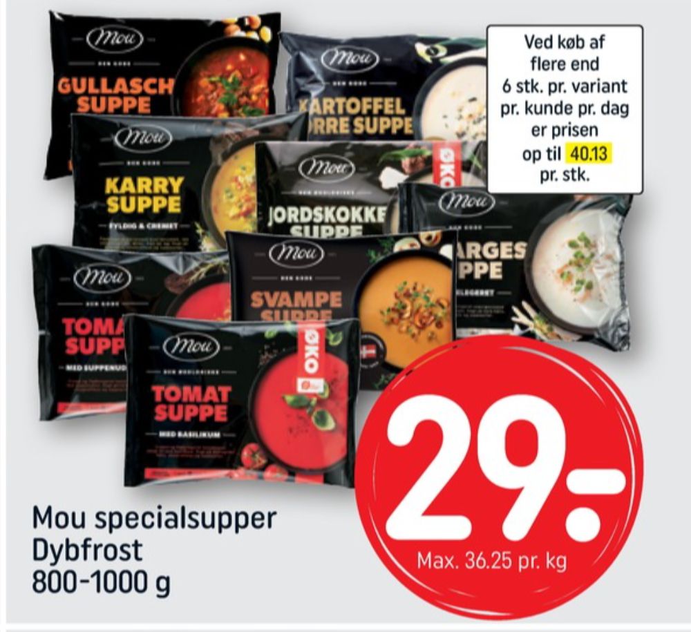 Mou, Aspargessuppe