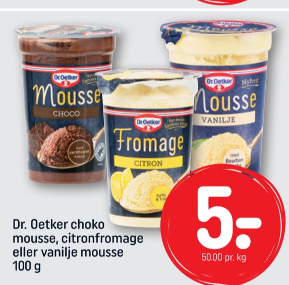 Dr Oetker, Chokolademousse