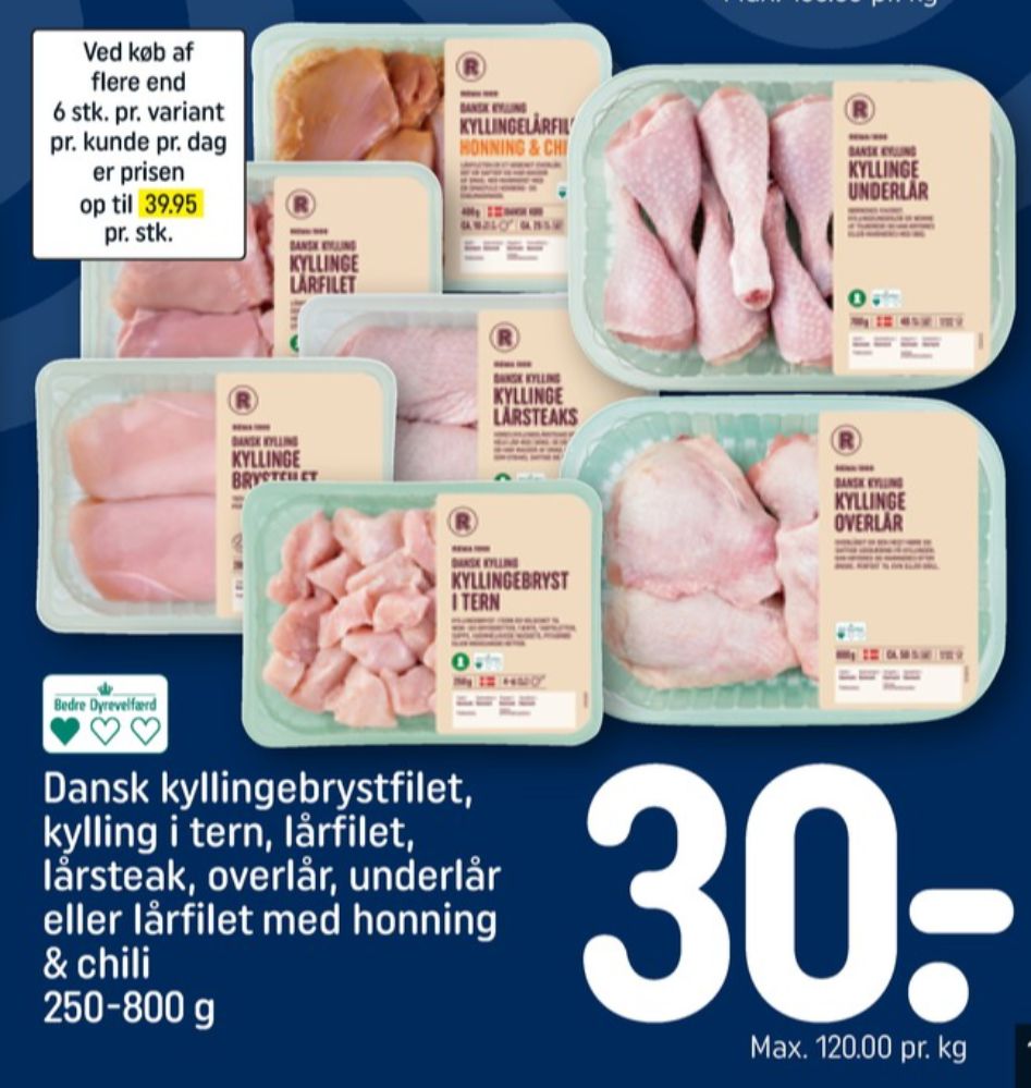 Rema 1000, Kyllingebrystfilet