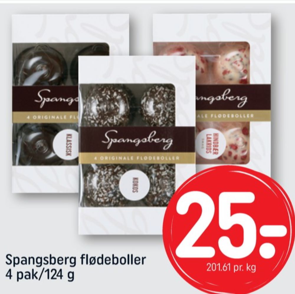 Spangsberg, Flødeboller Kokos