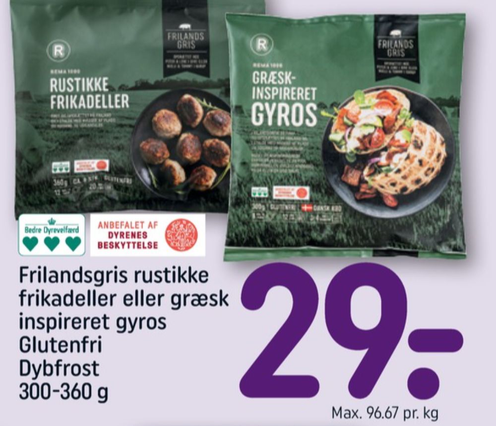 Rema 1000 Peter og Lene, Rustikke Frikadeller