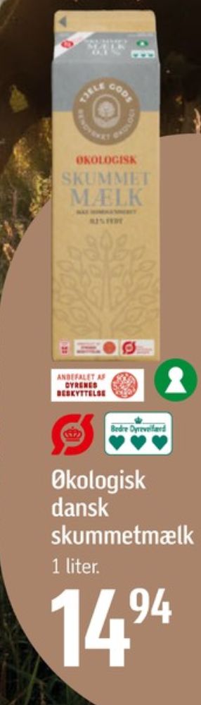 Tjele Gods, Skummetmælk