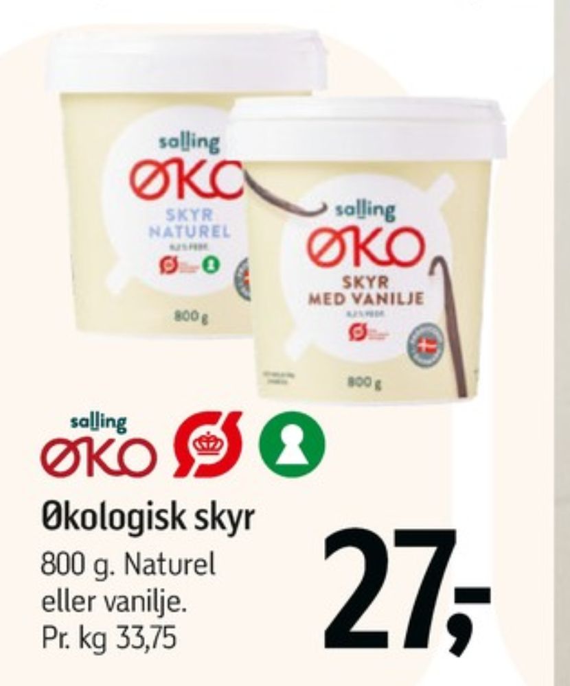 Salling ØKO, Naturel Skyr 