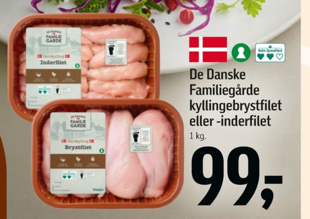 De Danske Familiegårde, Kyllingebrystfilet