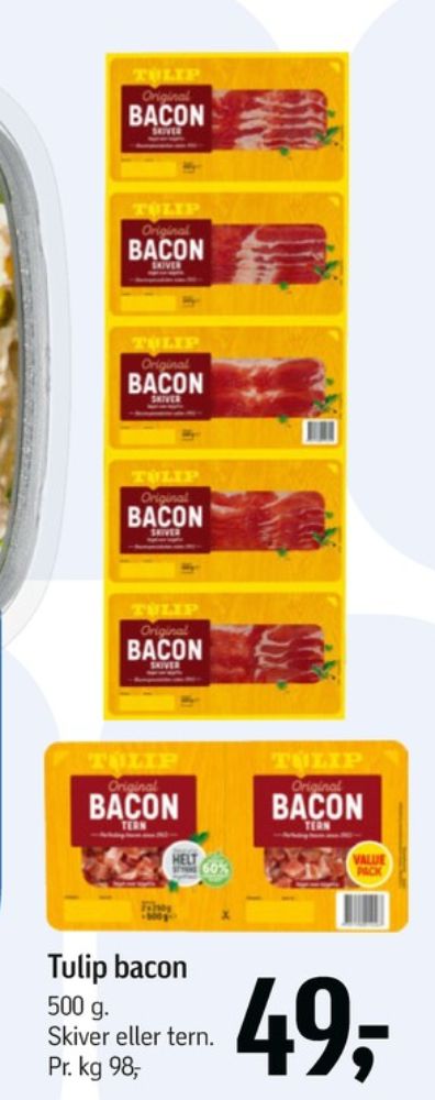 Tulip, Baconskiver