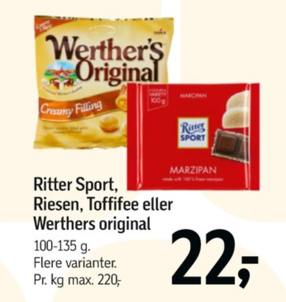 Toffifee, Dessertchokolade