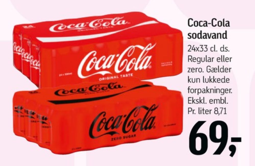 Coca Cola, Cola 24 pk.