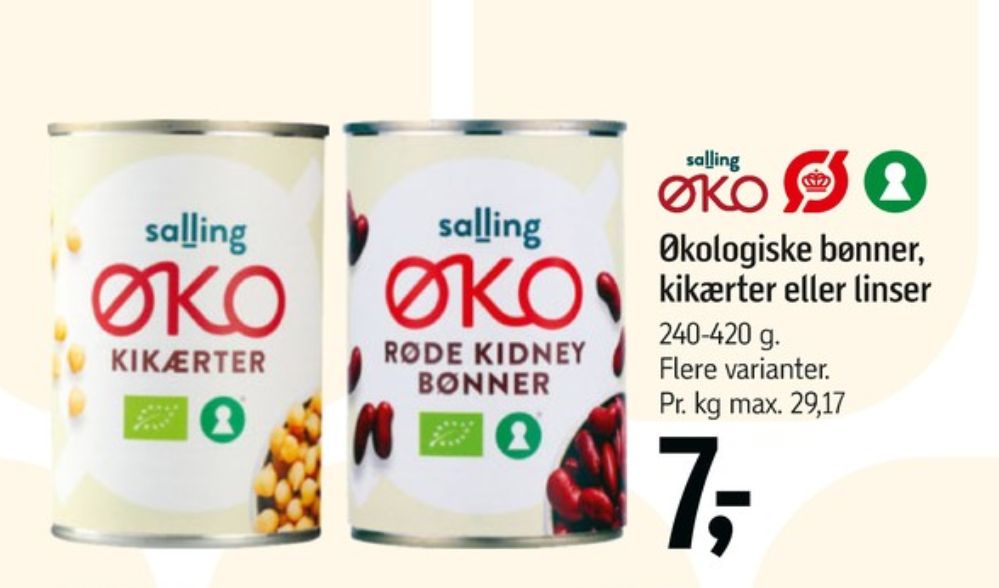 Salling ØKO, Kikærter