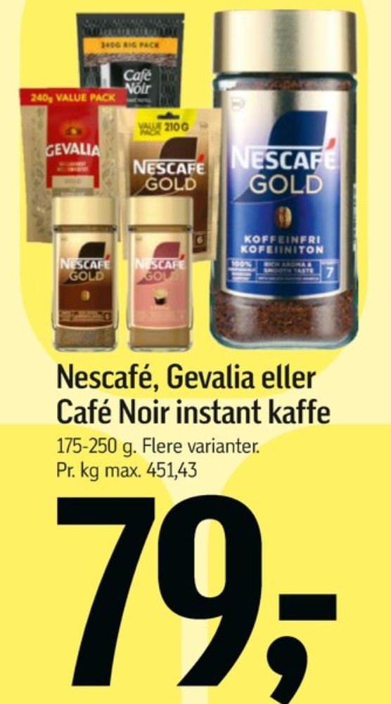 Nescafe Gold, Instant Kaffe