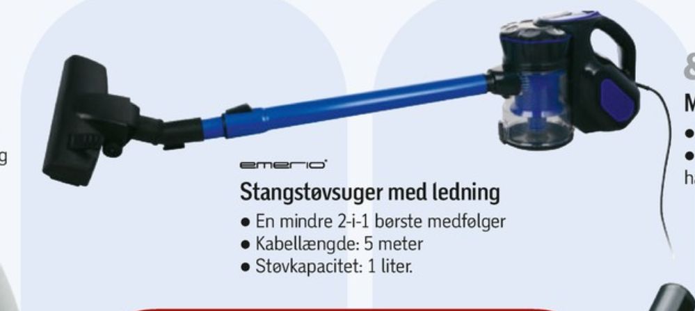 Emerio, Støvsuger