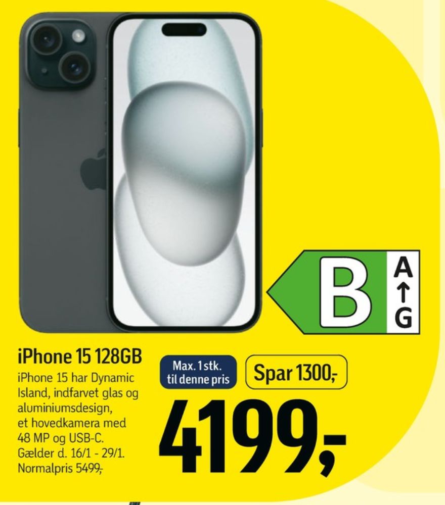 Apple iPhone 15, Mobiltelefon