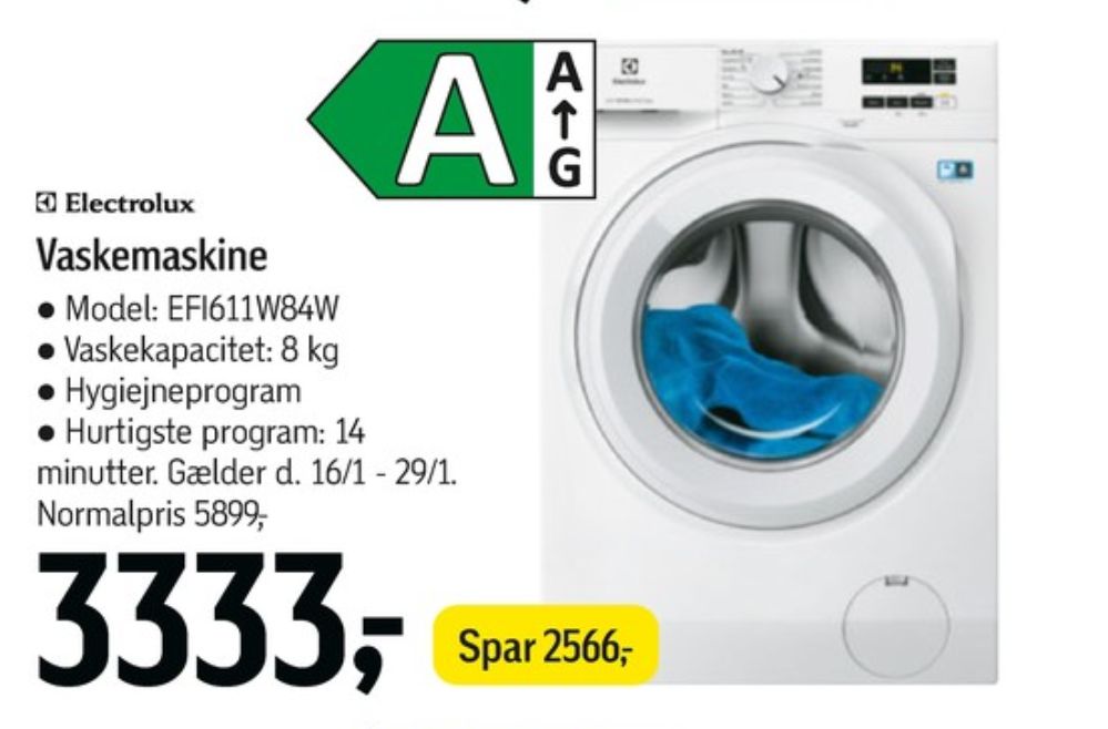 Electrolux, Vaskemaskine