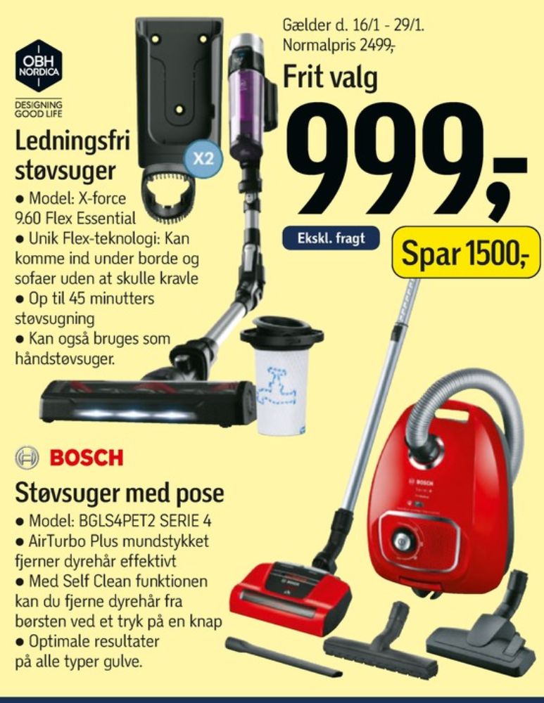 OBH Nordica, Støvsuger