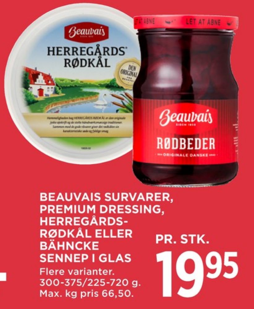 Beauvais, Rødkål-syltet