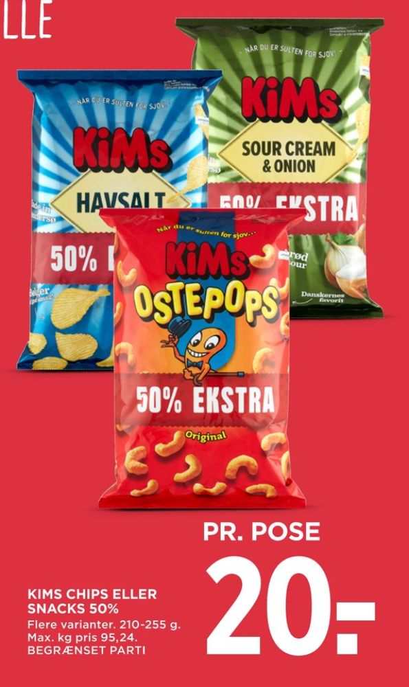 Kims, Sour Cream & Onion Chips