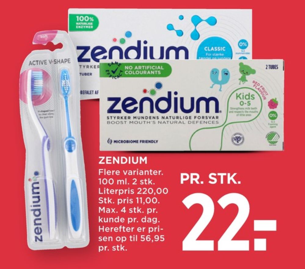 Zendium, Tandbørste