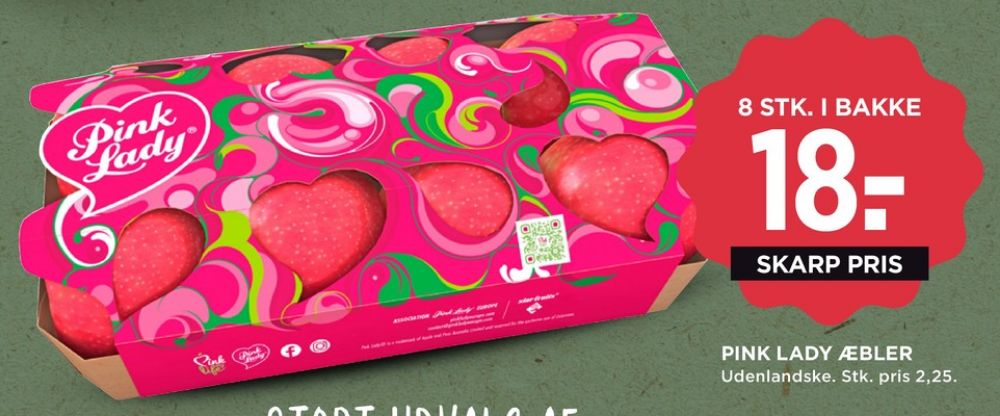 Pink lady, Æbler