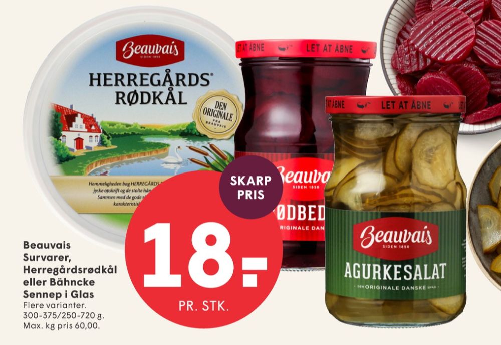 Beauvais, Rødkål-syltet