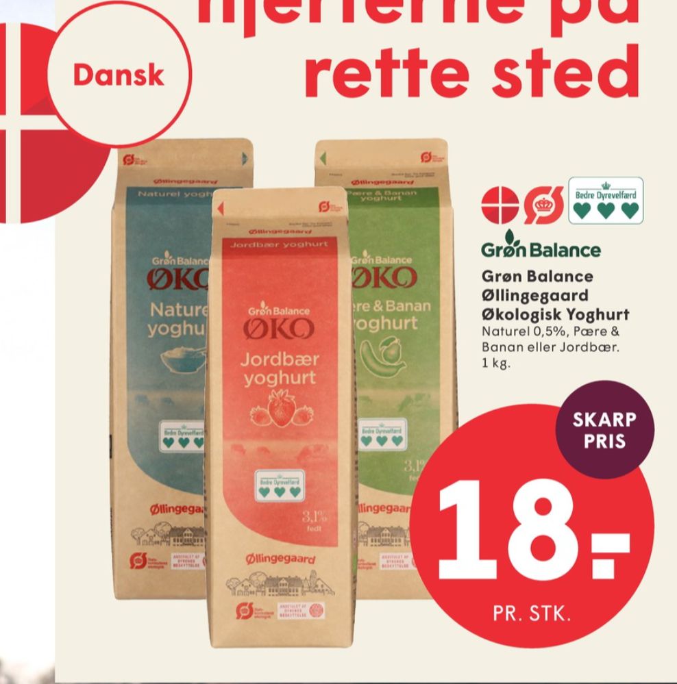 Grøn Balance Øllingegaard, Naturel Yoghurt 